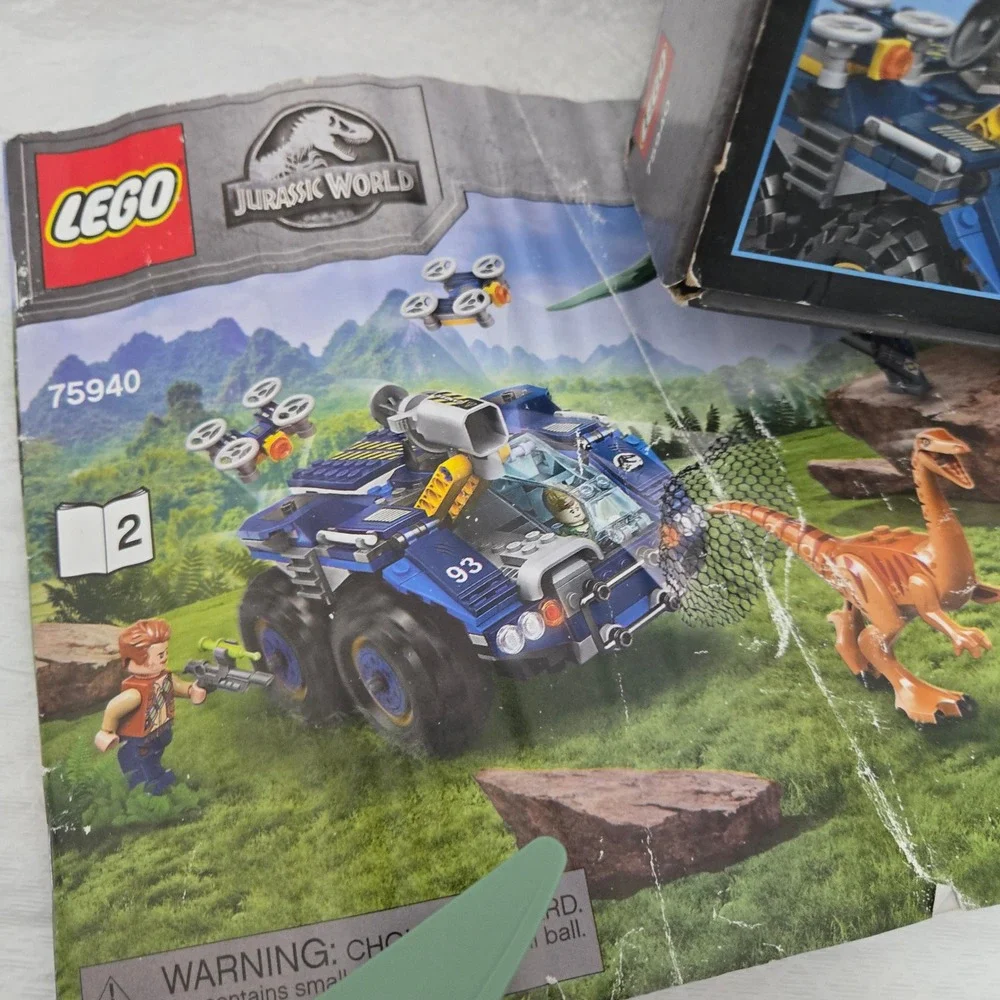LEGO Jurassic World Gallimimus and Pteranodon Breakout 75940 Incomplete Set